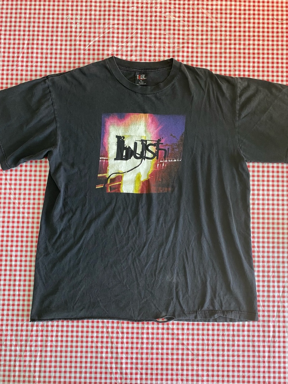 Vintage 90s Bush Razorblade Suitcase Shirt